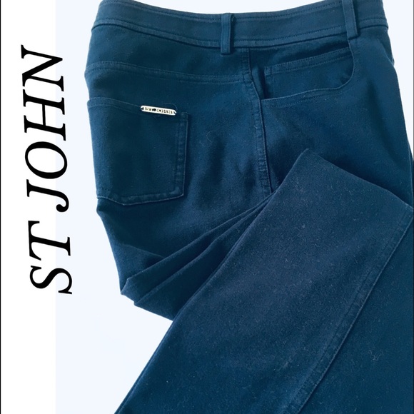 Authentic St John Sports Pants Navy Blue - Picture 8 of 8